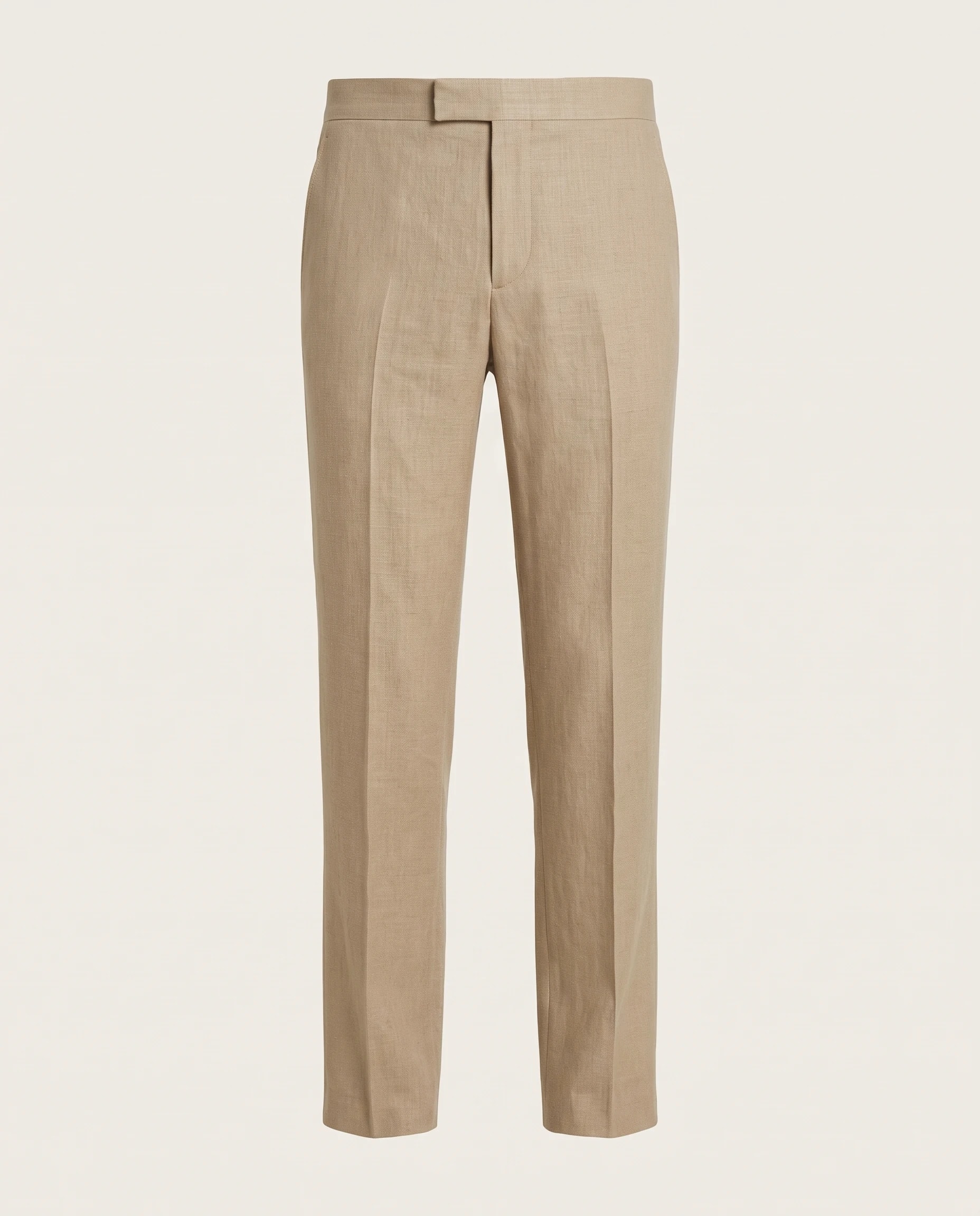Sand Straight Tailored Trouser